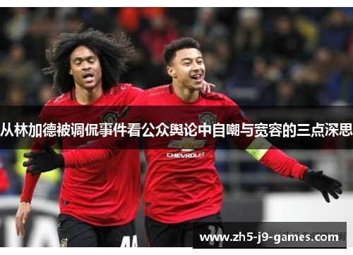 从林加德被调侃事件看公众舆论中自嘲与宽容的三点深思 从林加德被调侃事件看公众舆论中自嘲与宽容的三点深思